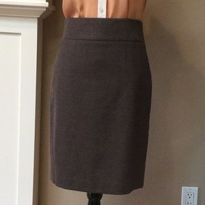 Banana Republic Brown Wool Skirt